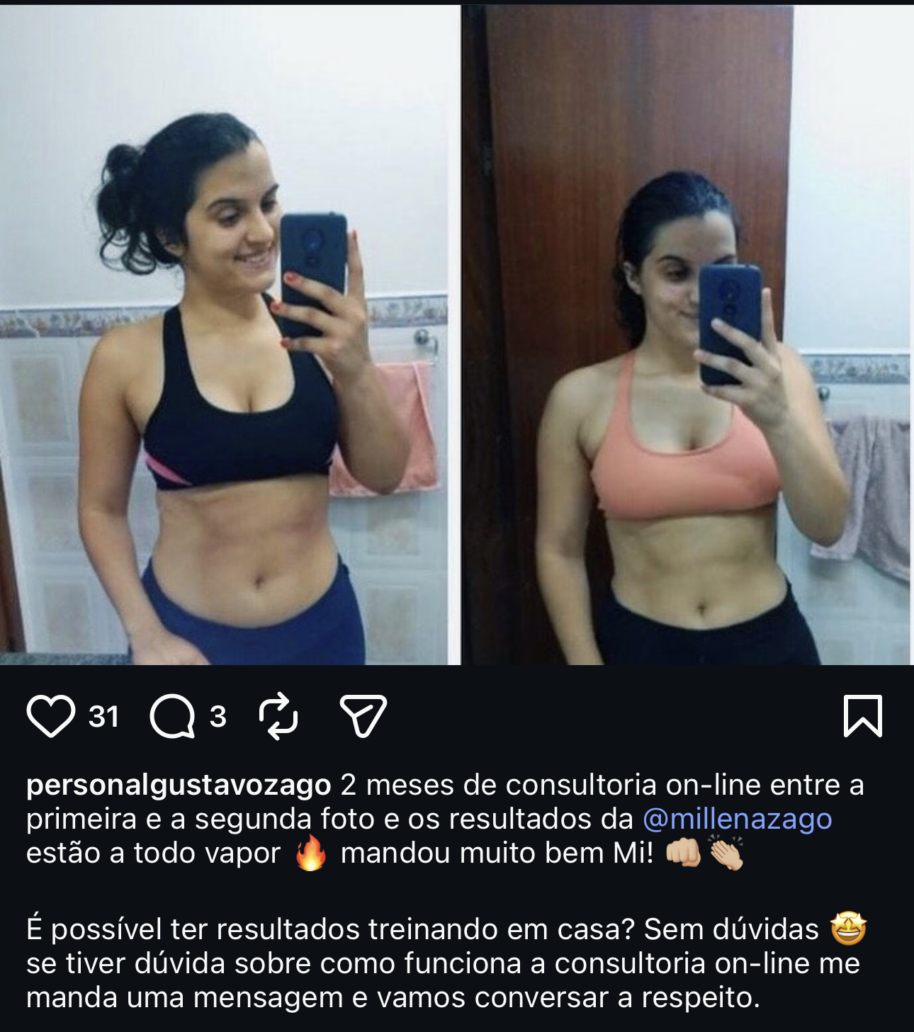 Millena — 2 meses de consultoria on-line