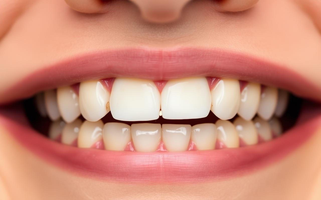 Antes — Lentes de contato dental — caso anterior