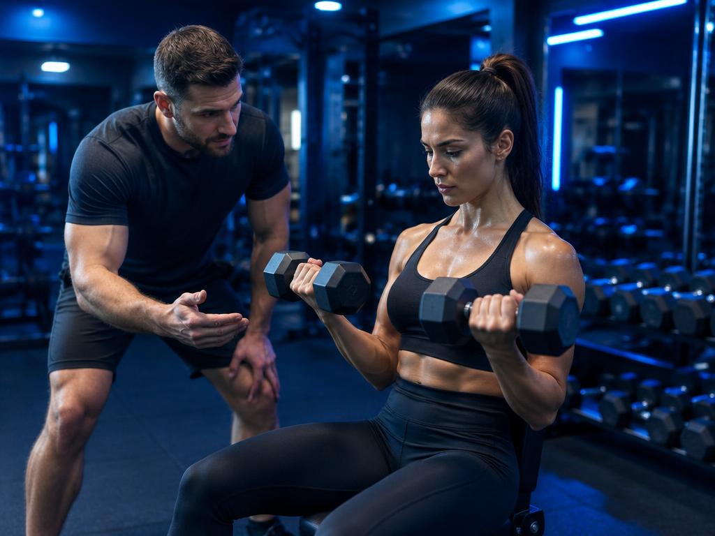 Personal Trainers em atendimento