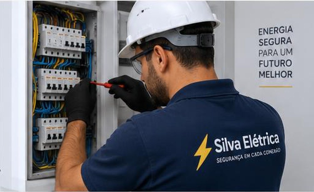 Eletricista em atendimento