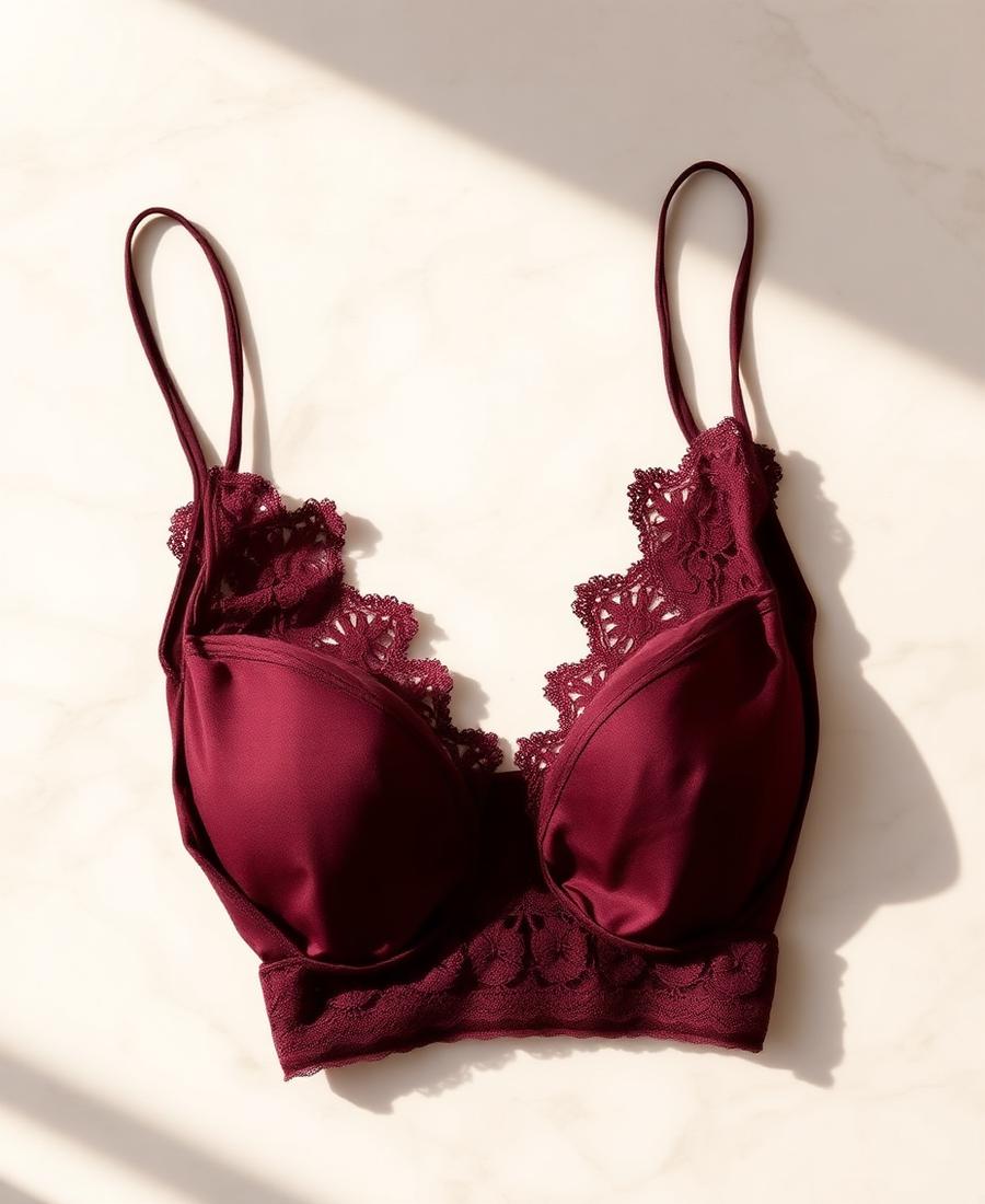 Conjunto Bordeaux Renda